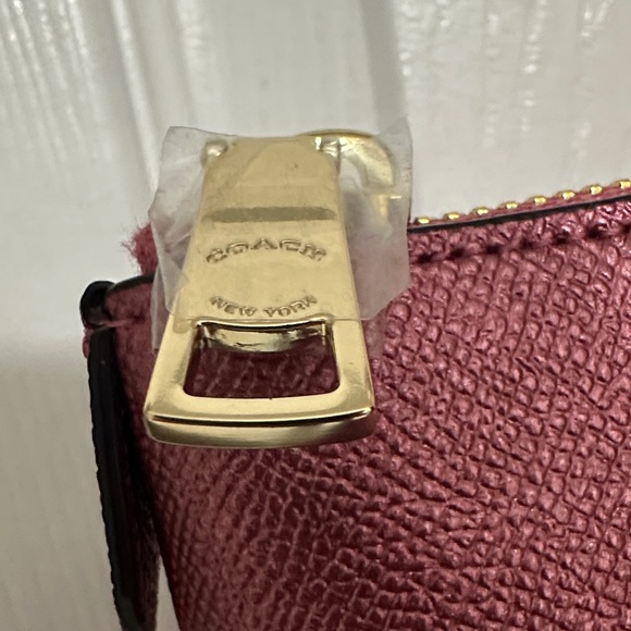 NWT Coach Ava Metallic Blush Pink Tote - Picture 4 of 14